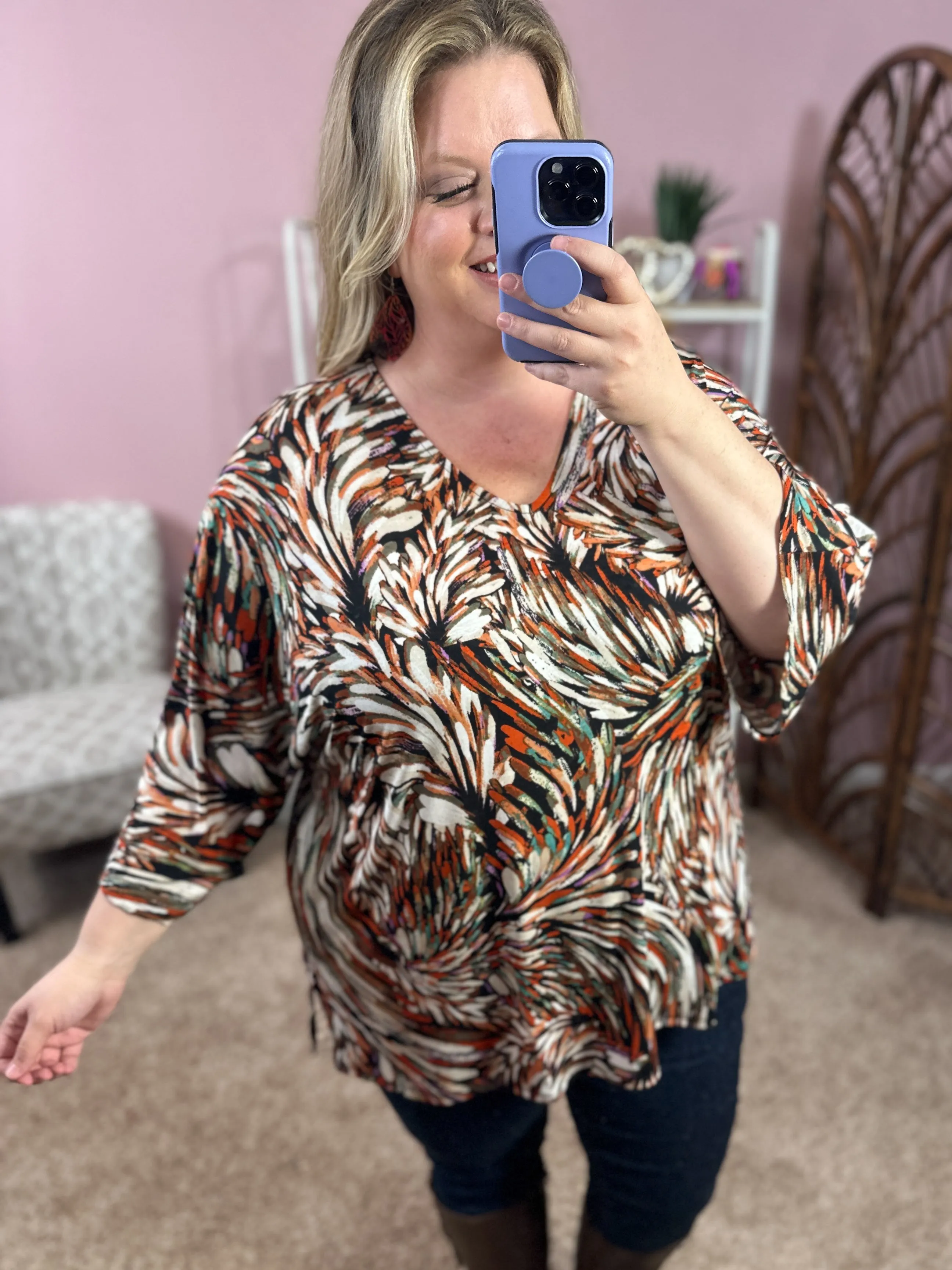 Feeling My Way Through Top - Autumn Blend