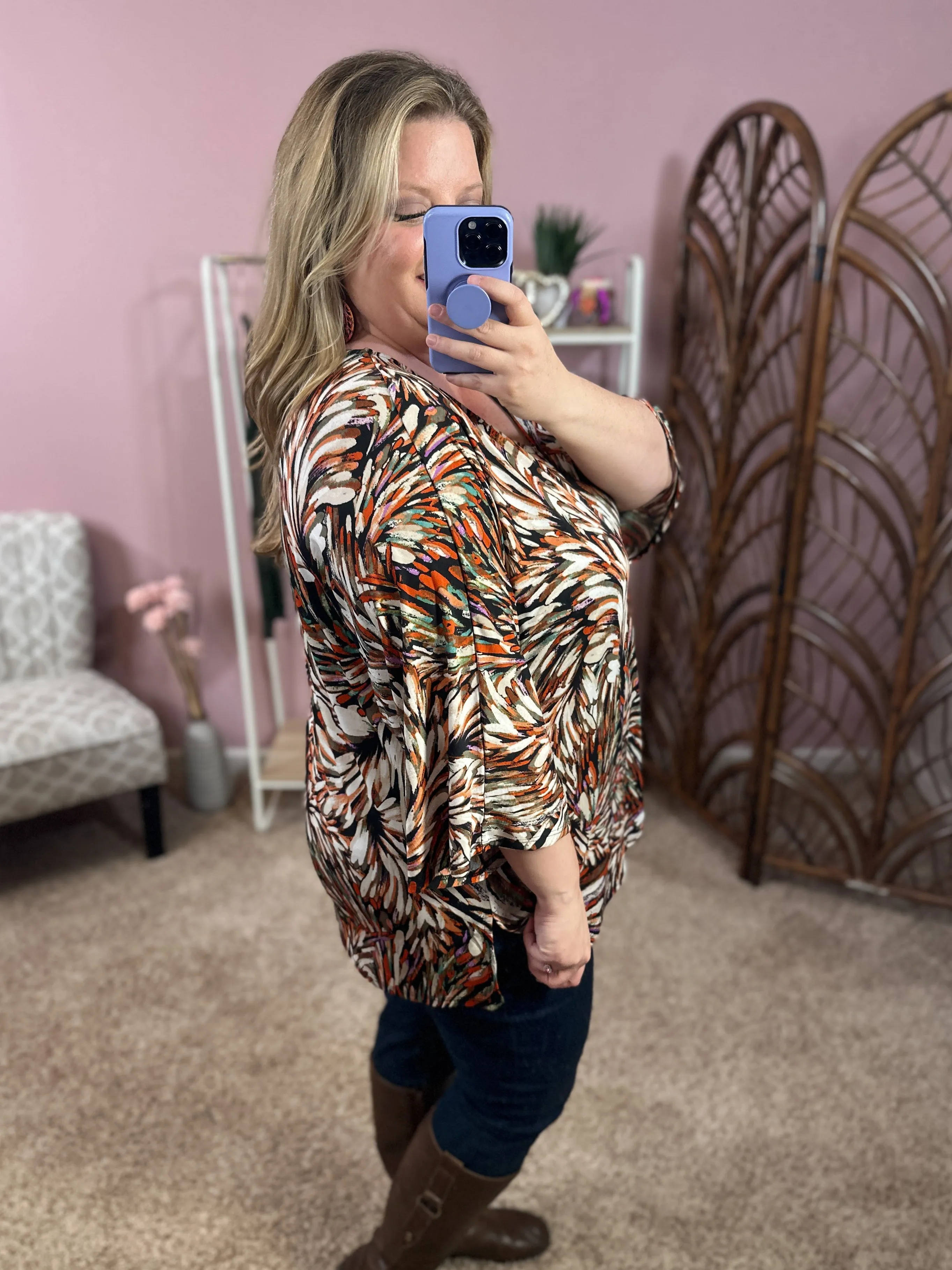 Feeling My Way Through Top - Autumn Blend