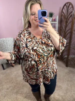 Feeling My Way Through Top - Autumn Blend