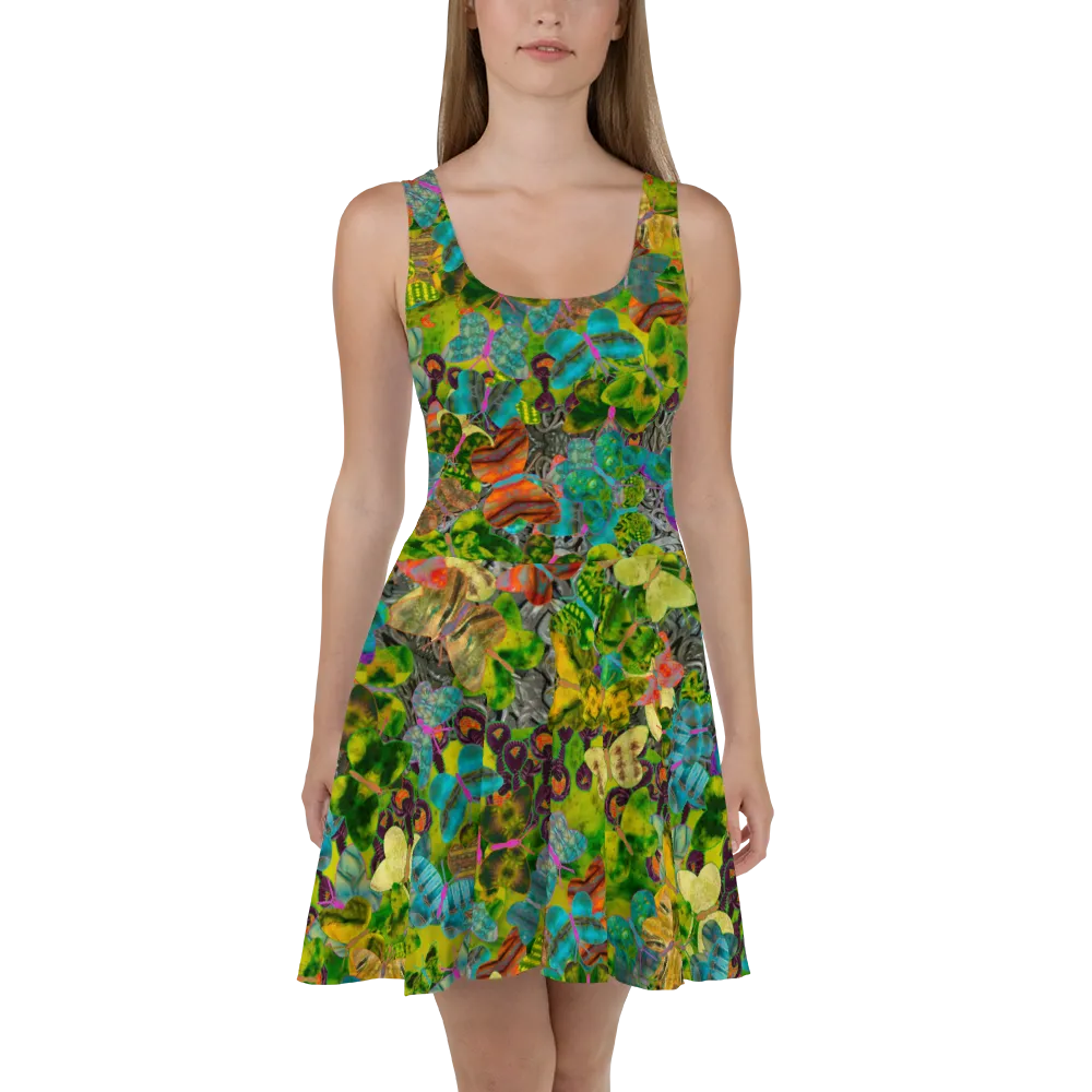 Fitted Skater Dress (Her/Muliebris)(Butterfly Glade, Shoal Solstice, GNHV8.3) RJSTH@Fabric#3 RJSTHw2021 RJS