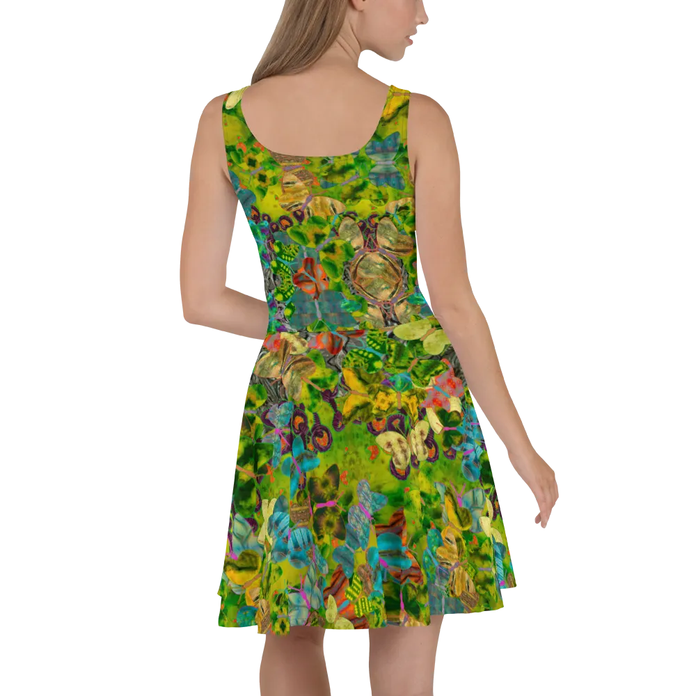 Fitted Skater Dress (Her/Muliebris)(Butterfly Glade, Shoal Solstice, GNHV8.3) RJSTH@Fabric#3 RJSTHw2021 RJS