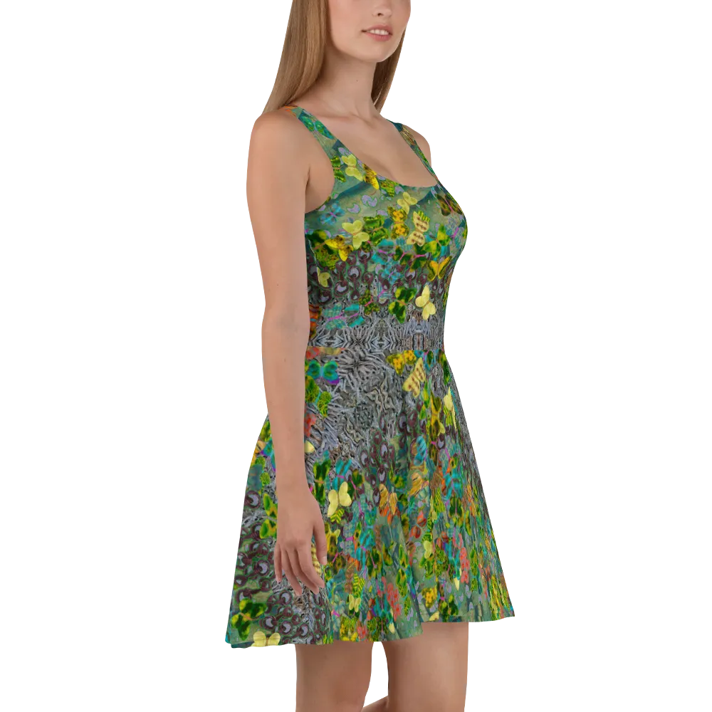 Fitted Skater Dress (Her/Muliebris)(Butterfly Glade, Shoal Solstice, GNHV8.4) RJSTH@Fabric#4 RJSTHw2021 RJS