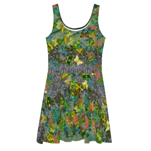 Fitted Skater Dress (Her/Muliebris)(Butterfly Glade, Shoal Solstice, GNHV8.4) RJSTH@Fabric#4 RJSTHw2021 RJS