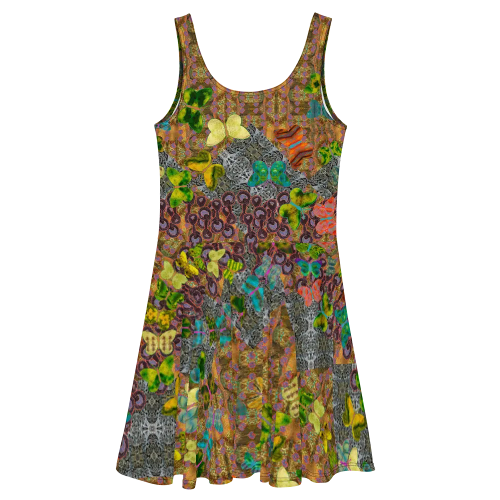 Fitted Skater Dress (Her/Muliebris)(Butterfly Glade, Shoal Solstice, GNHV8.6) RJSTH@Fabric#6 RJSTHw2021 RJS