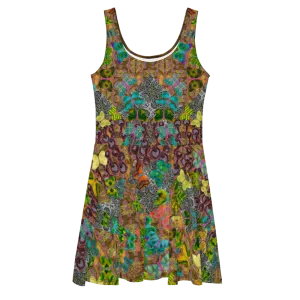 Fitted Skater Dress (Her/Muliebris)(Butterfly Glade, Shoal Solstice, GNHV8.6) RJSTH@Fabric#6 RJSTHw2021 RJS