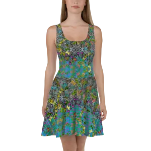 Fitted Skater Dress (Her/Muliebris)(Butterfly Glade, Shoal Solstice, GNHV8.8) RJSTH@Fabric#8 RJSTHw2021 RJS