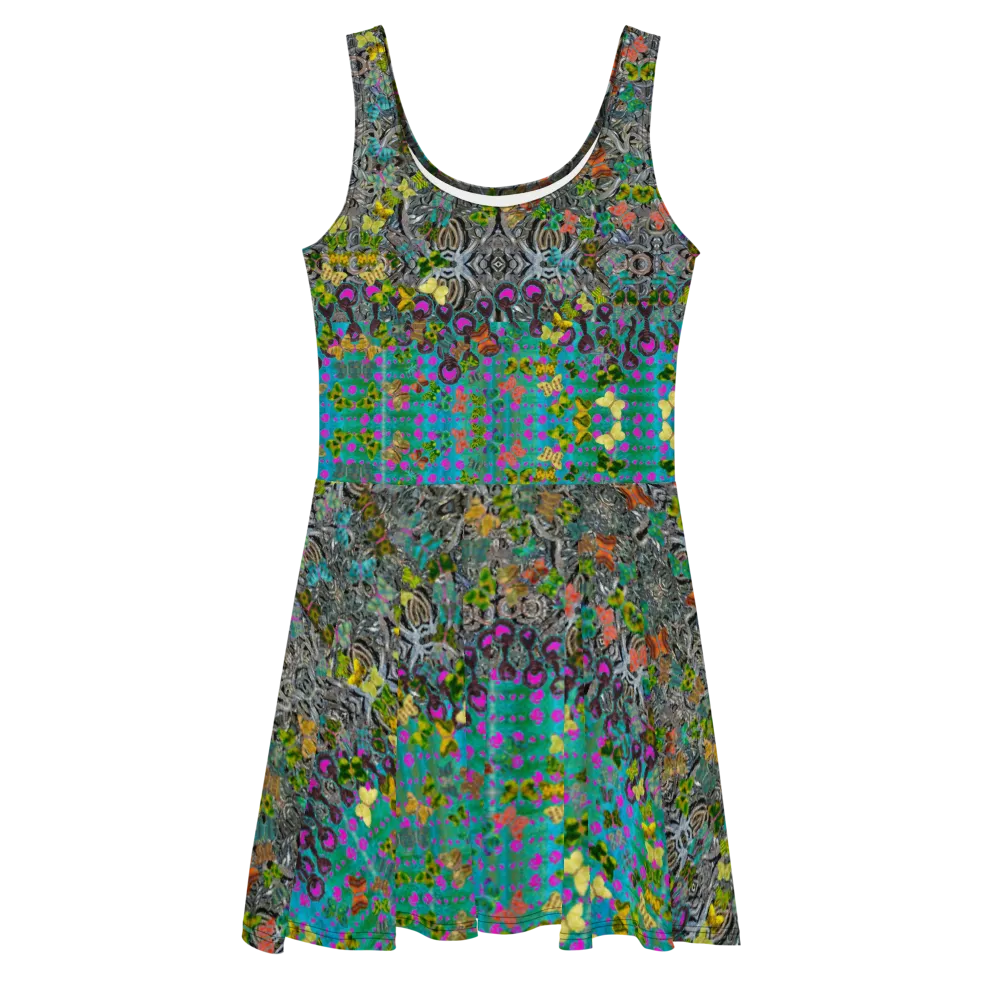 Fitted Skater Dress (Her/Muliebris)(Butterfly Glade, Shoal Solstice, GNHV8.8) RJSTH@Fabric#8 RJSTHw2021 RJS