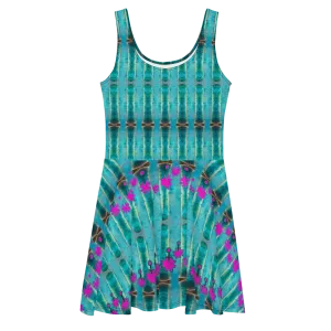 Fitted Skater Dress (Her/Muliebris)(Grail Night Flower) RJSTH@Fabric#8 RJSTHS2020 RJS