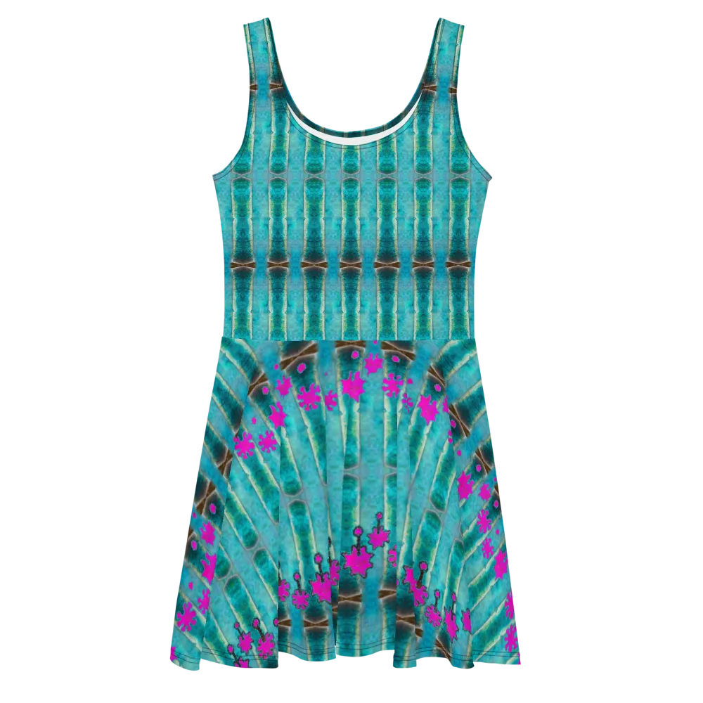 Fitted Skater Dress (Her/Muliebris)(Grail Night Flower) RJSTH@Fabric#8 RJSTHS2020 RJS