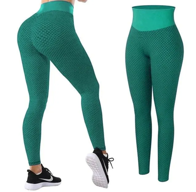 Flattering Fit Leggings - Green