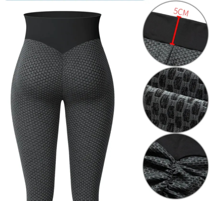 Flattering Fit Leggings - Green