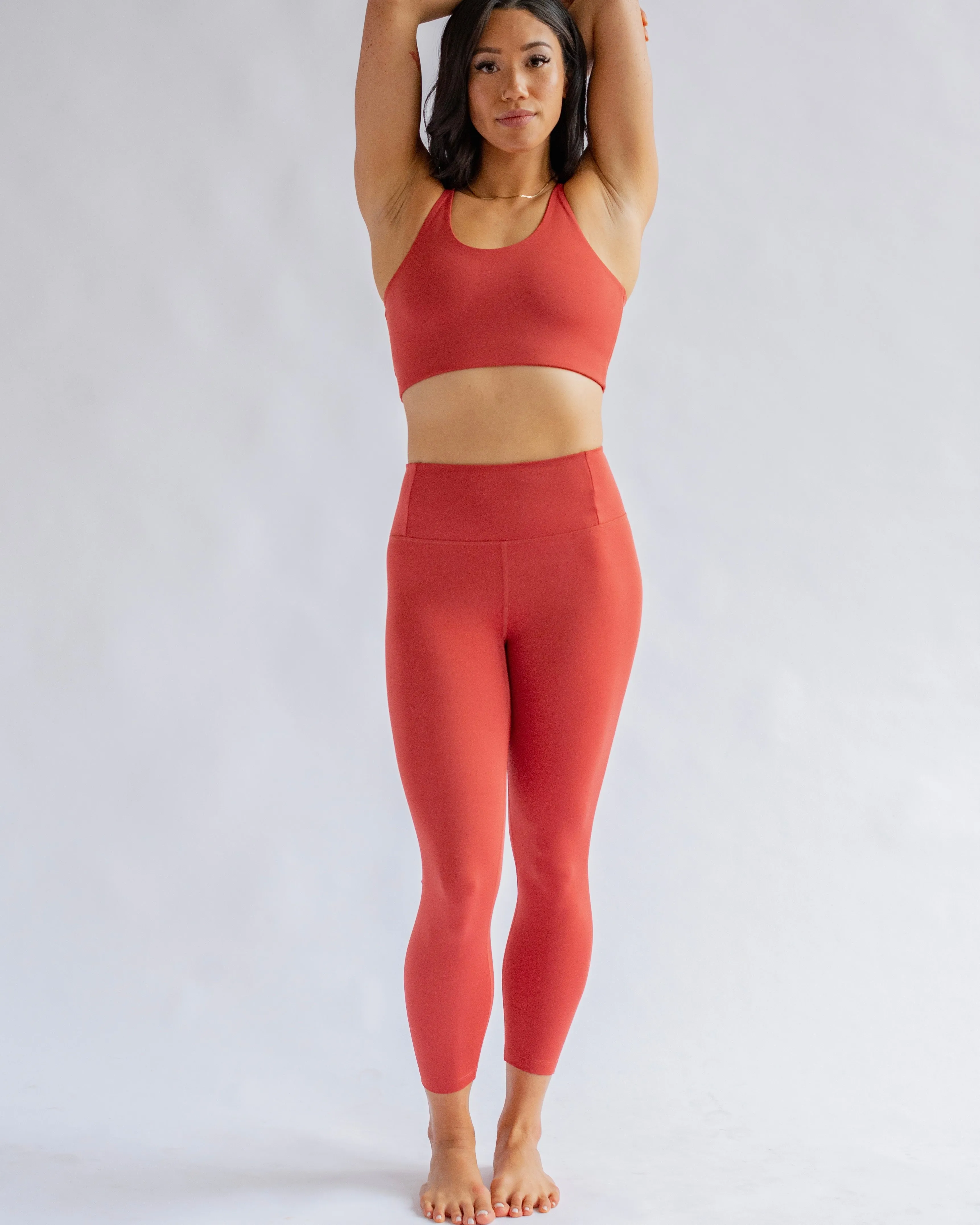 Float Seamless Leggings, Lava