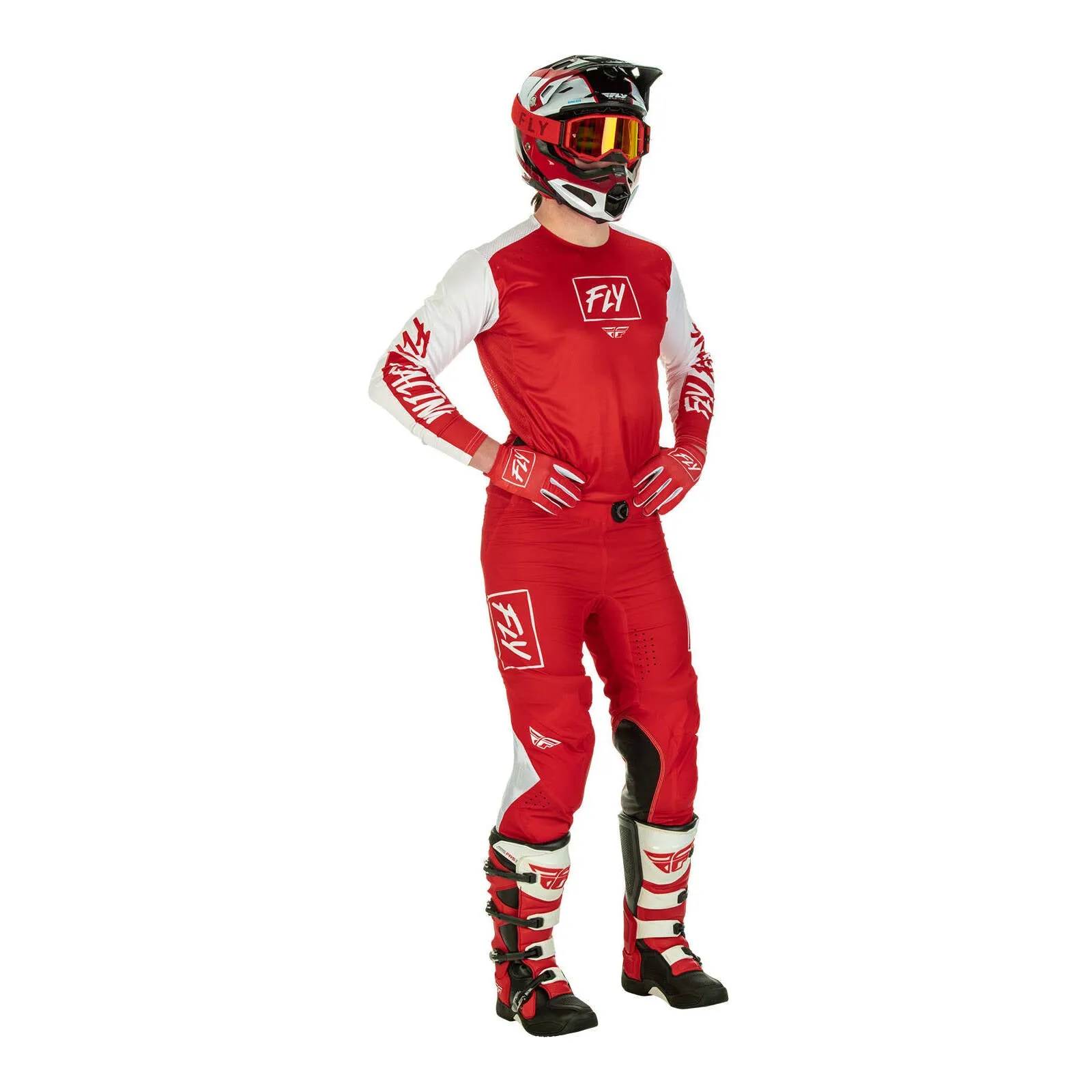Fly Racing 2022 Lite Jersey - Red / White