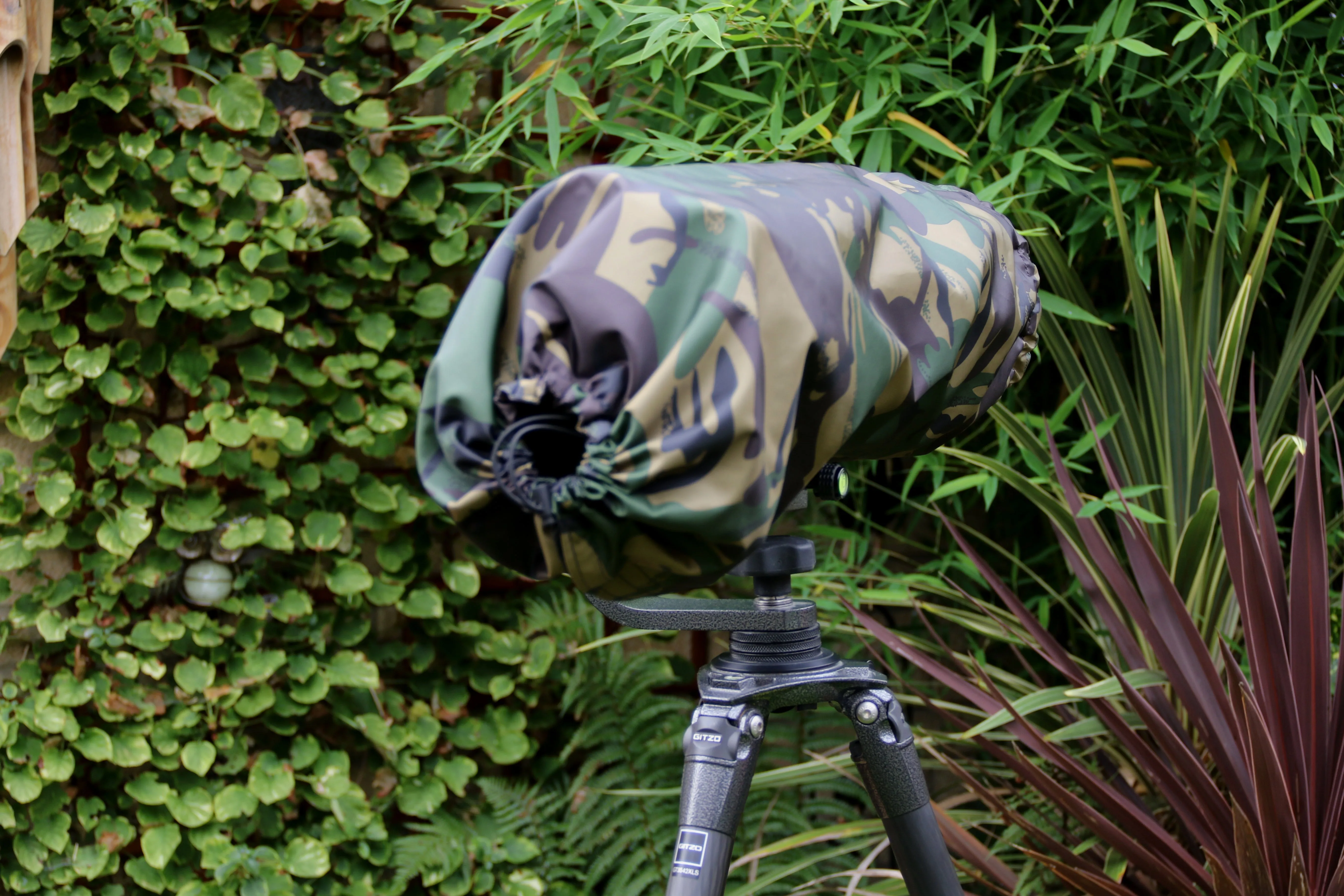 For SIGMA Waterproof Reversible Double Layer DPM Camo - Black Camera Lens Cover & CAP SETS
