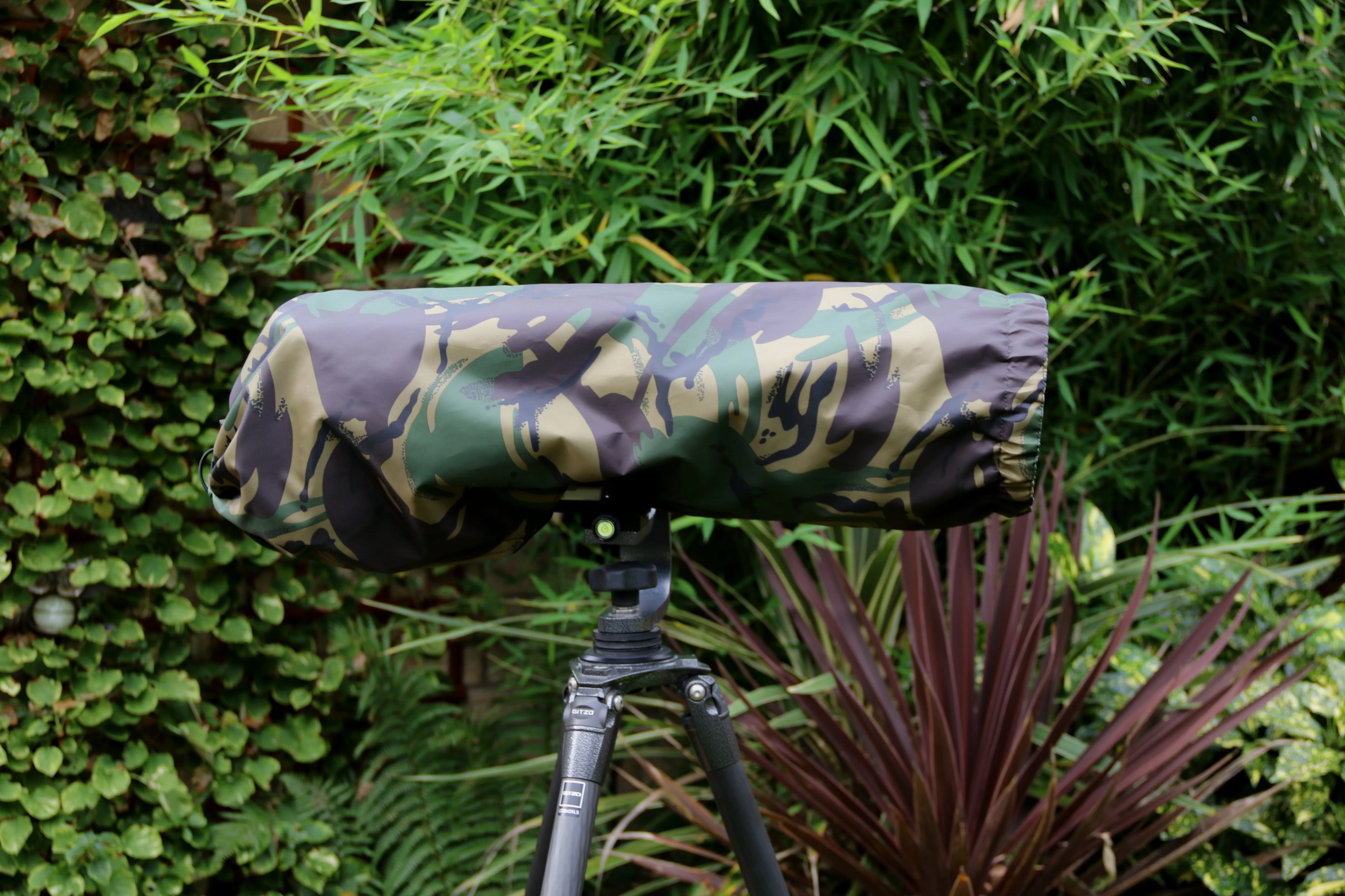 For SIGMA Waterproof Reversible Double Layer DPM Camo - Black Camera Lens Cover & CAP SETS