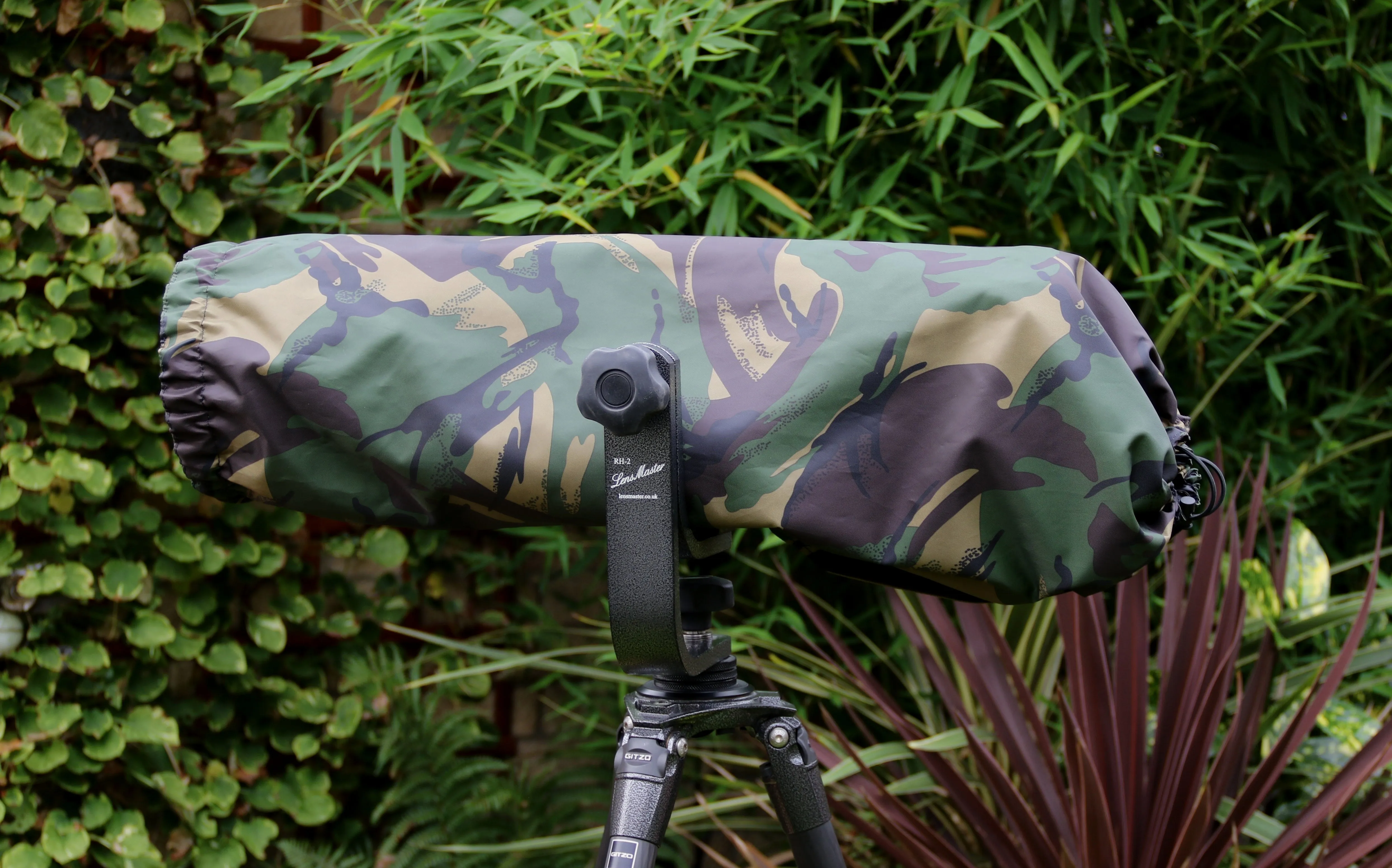For SIGMA Waterproof Reversible Double Layer DPM Camo - Black Camera Lens Cover & CAP SETS