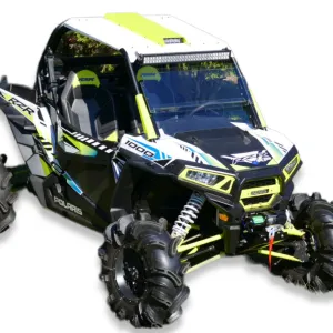Front LED Grille and Headlight Protector Kit for Polaris RZR (2014-2018)