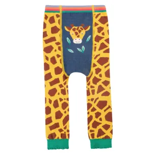 Frugi Infant Knitted Leggings 500086A4gfpr Giraffe