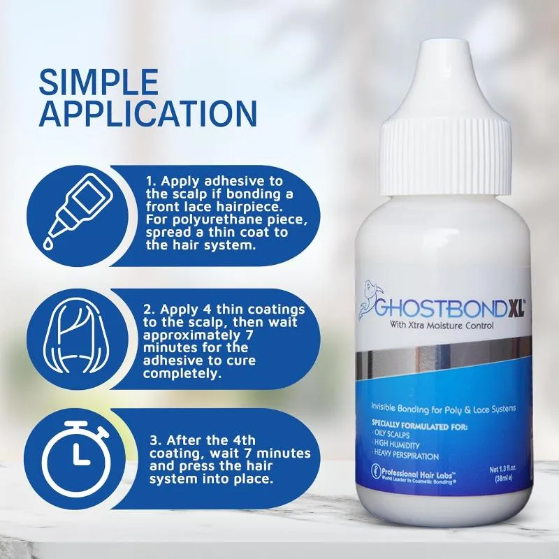 Ghost Bond Glue | Invisible Bond Working for Poly and Lace Hair Systems