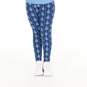 Girls Lolly Legging - Blue Vine