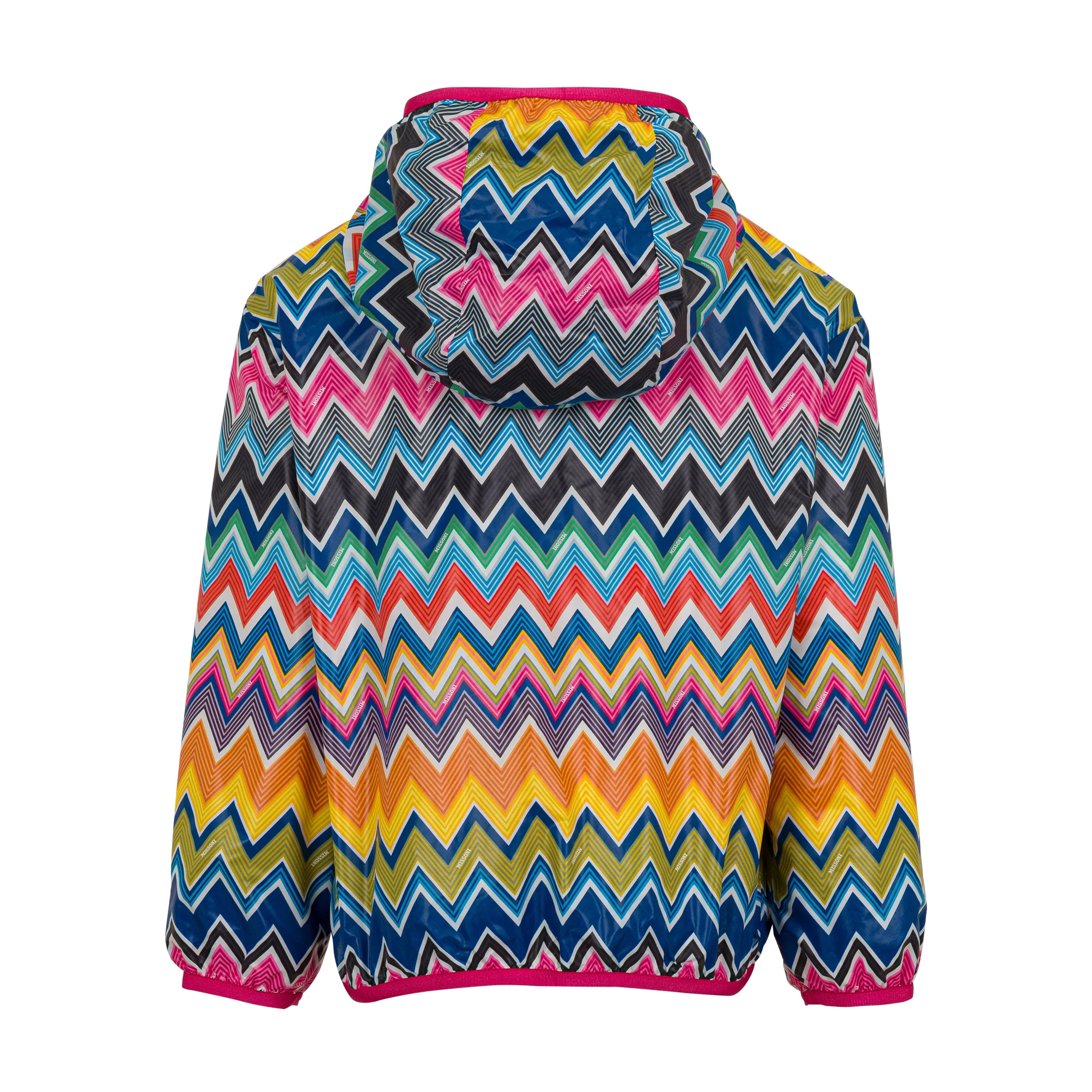 Girls Multicoloured Zig Zag Jacket