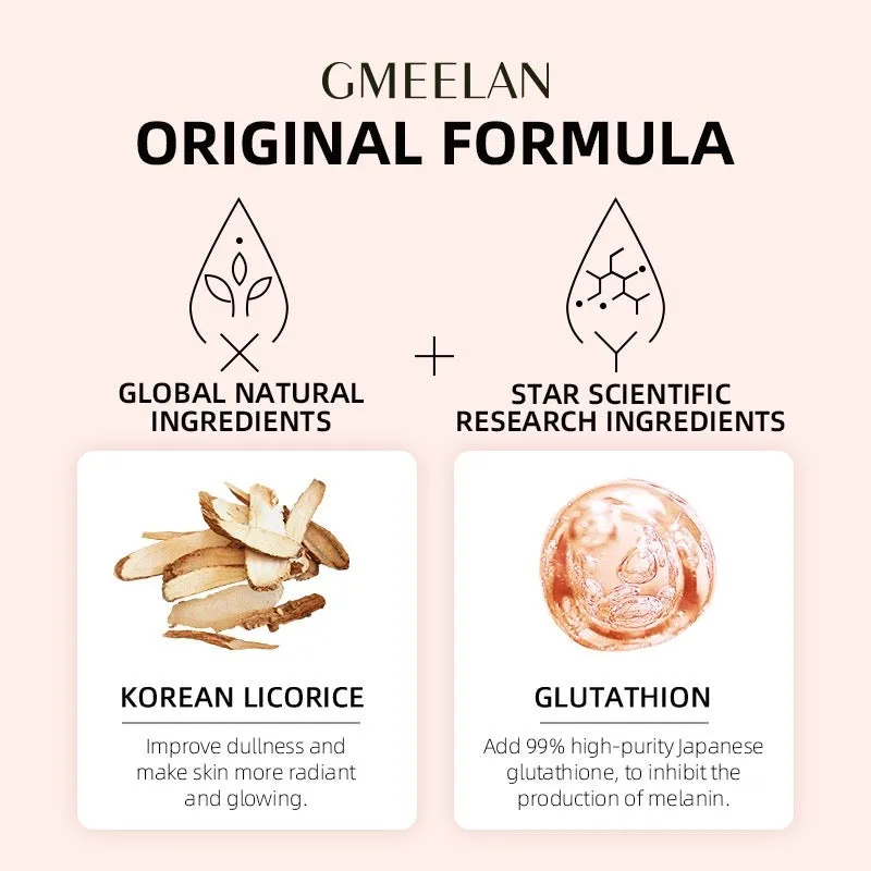 GMEELAN Gluta Facial Whitening Lazy Moisturizing Cream Brighten Skin Tone 30g