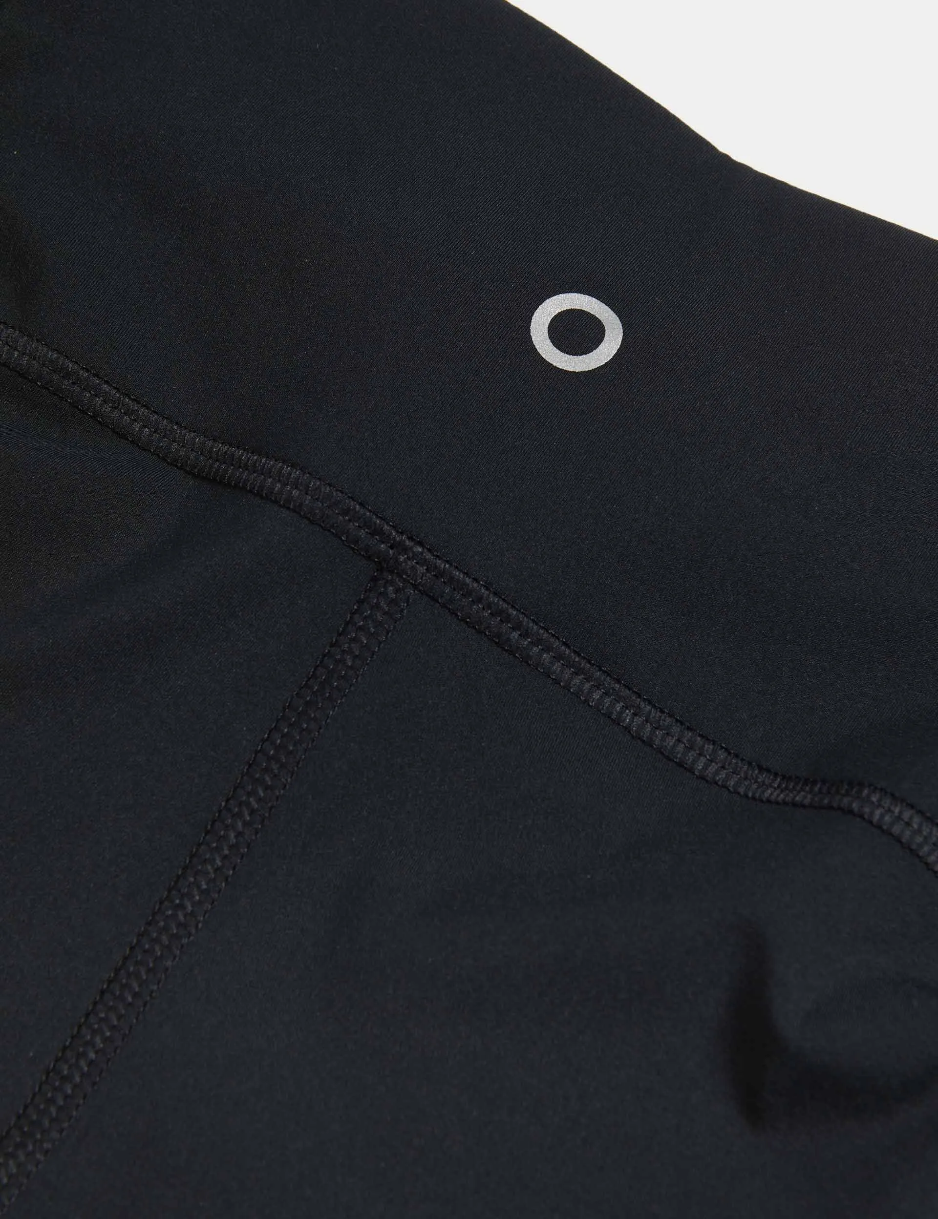 Go Train Laser Cut Gym Leggings - Black