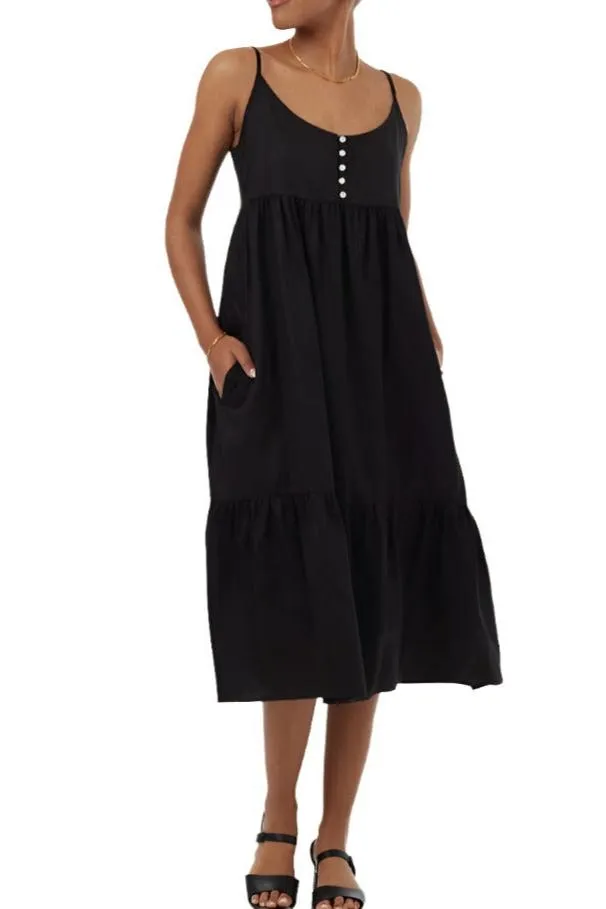 Go With The Flow Tiered Cami Dress