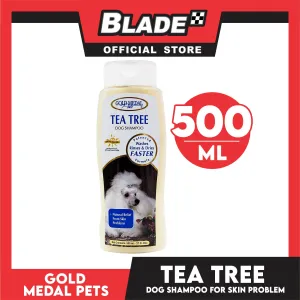 Gold Medal Pets Tea Tree Dog Shampoo 17oz Natural Relief from Skin Problems