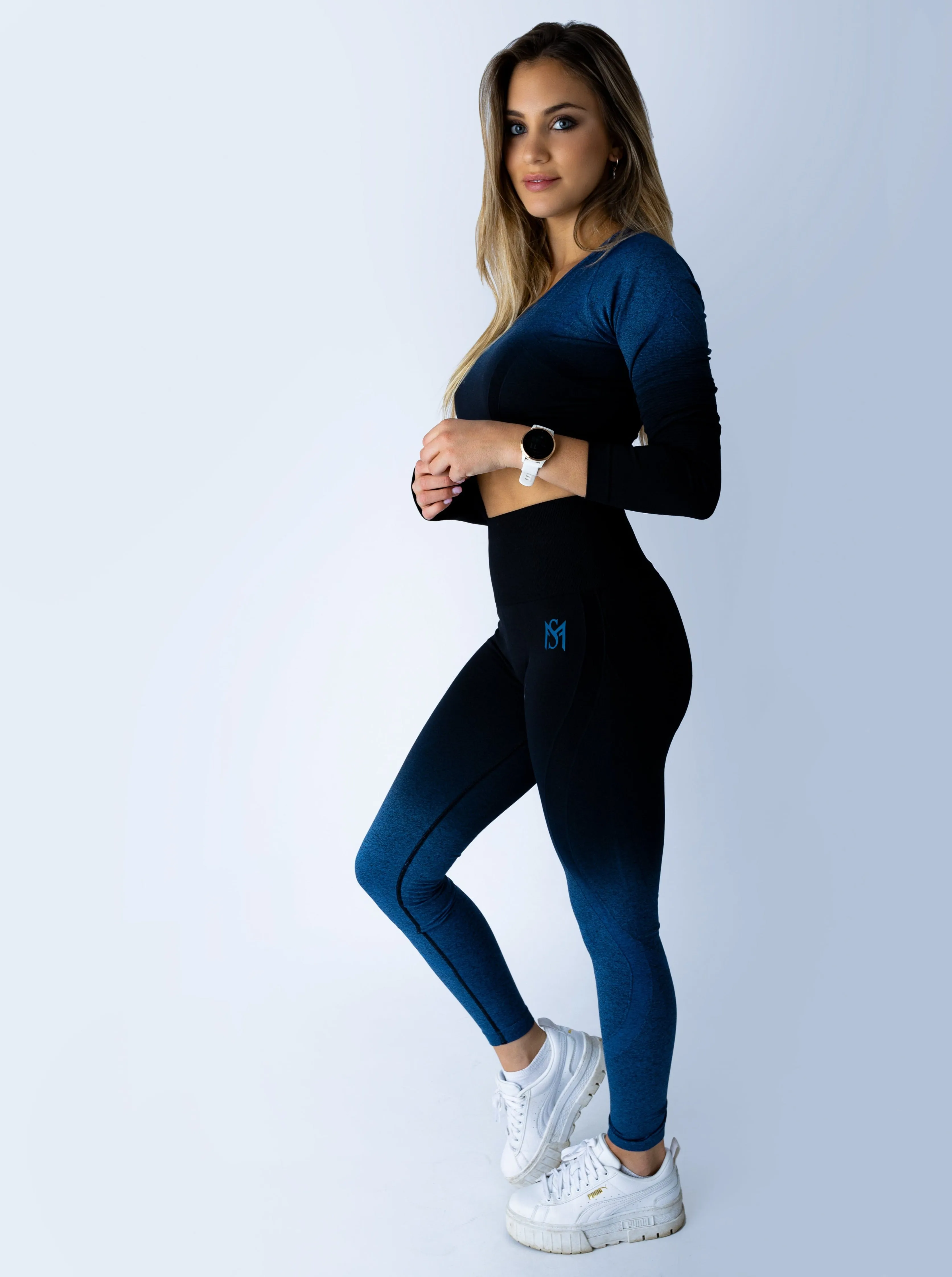Gradient Blue Set Long Sleeve