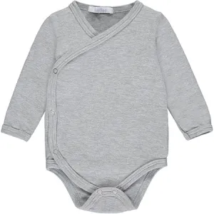 Grey Long Sleeve Kimono Bodysuit (Retired)
