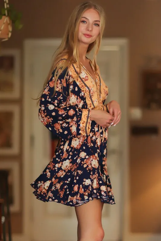 Hazel Dolman Sleeve Mini Dress