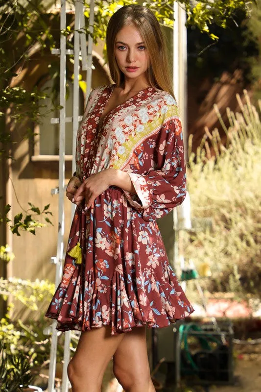 Hazel Dolman Sleeve Mini Dress