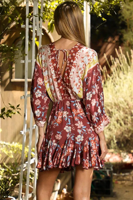 Hazel Dolman Sleeve Mini Dress