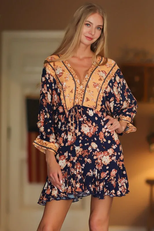 Hazel Dolman Sleeve Mini Dress