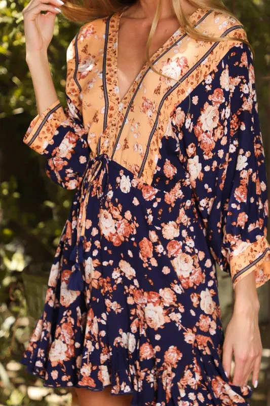 Hazel Dolman Sleeve Mini Dress