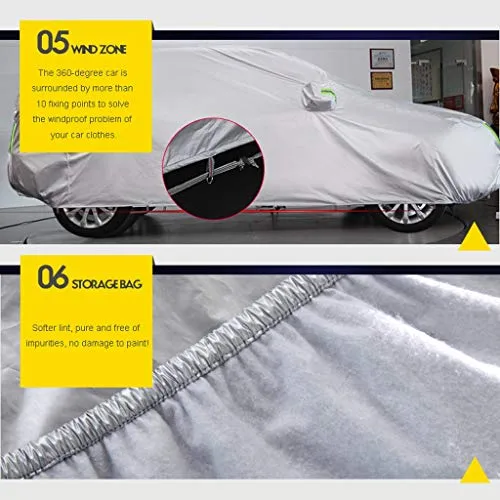 HXGL-Car Covers Compatible with Mercedes-Benz AMG GT Insulated Car Cover All-Weather Waterproof and Dust-Proof Car Clothing Safety Shield (Size : AMG GT)