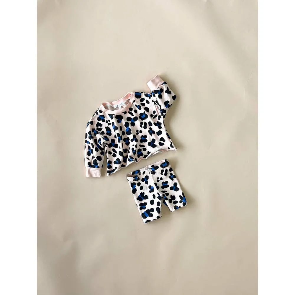 Jo-Cheetah Cropped leggings | Pink