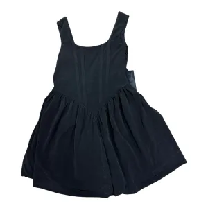 KatieJ NYC Tween Amelie Satin Bow Back Dress - Black