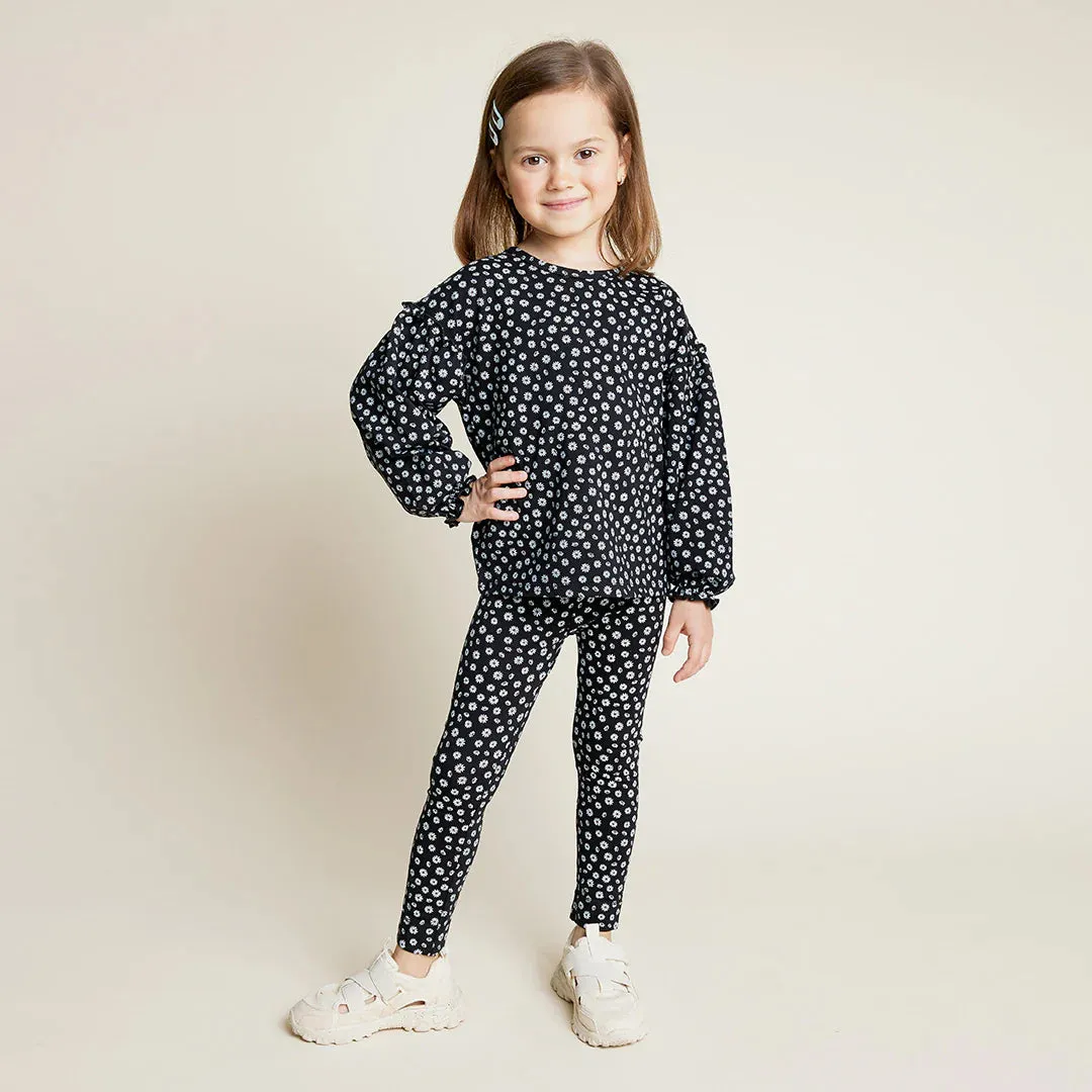 Kids Daisy Print Leggings
