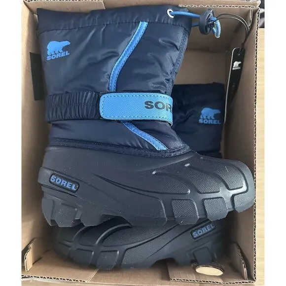 Kids' Sorel Flurry Weather Resistant Snow Boot Windproof Waterproof Sz 11