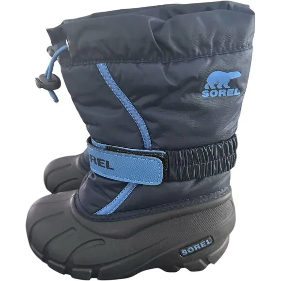 Kids' Sorel Flurry Weather Resistant Snow Boot Windproof Waterproof Sz 11