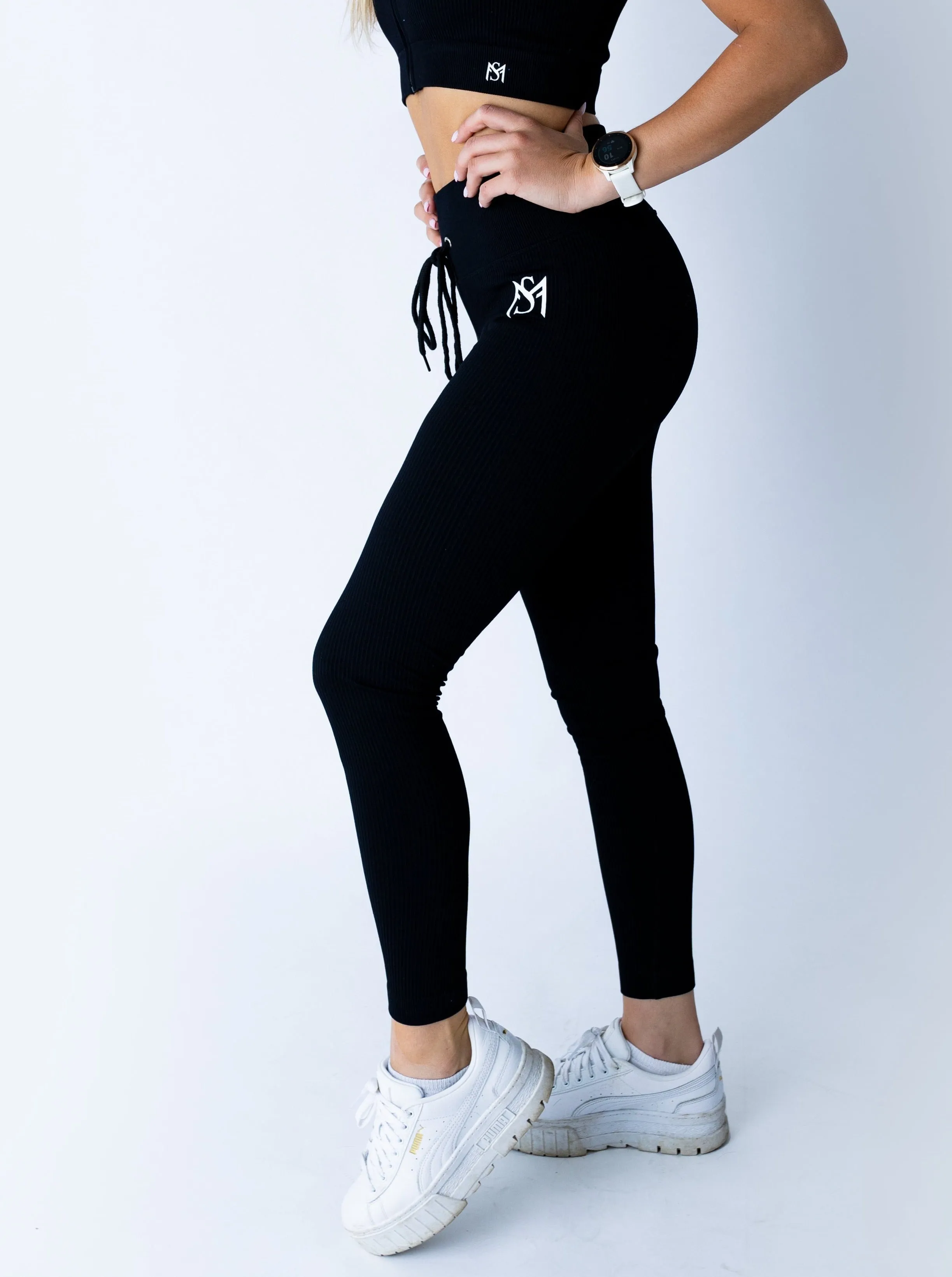 Lace Collection Black Legging