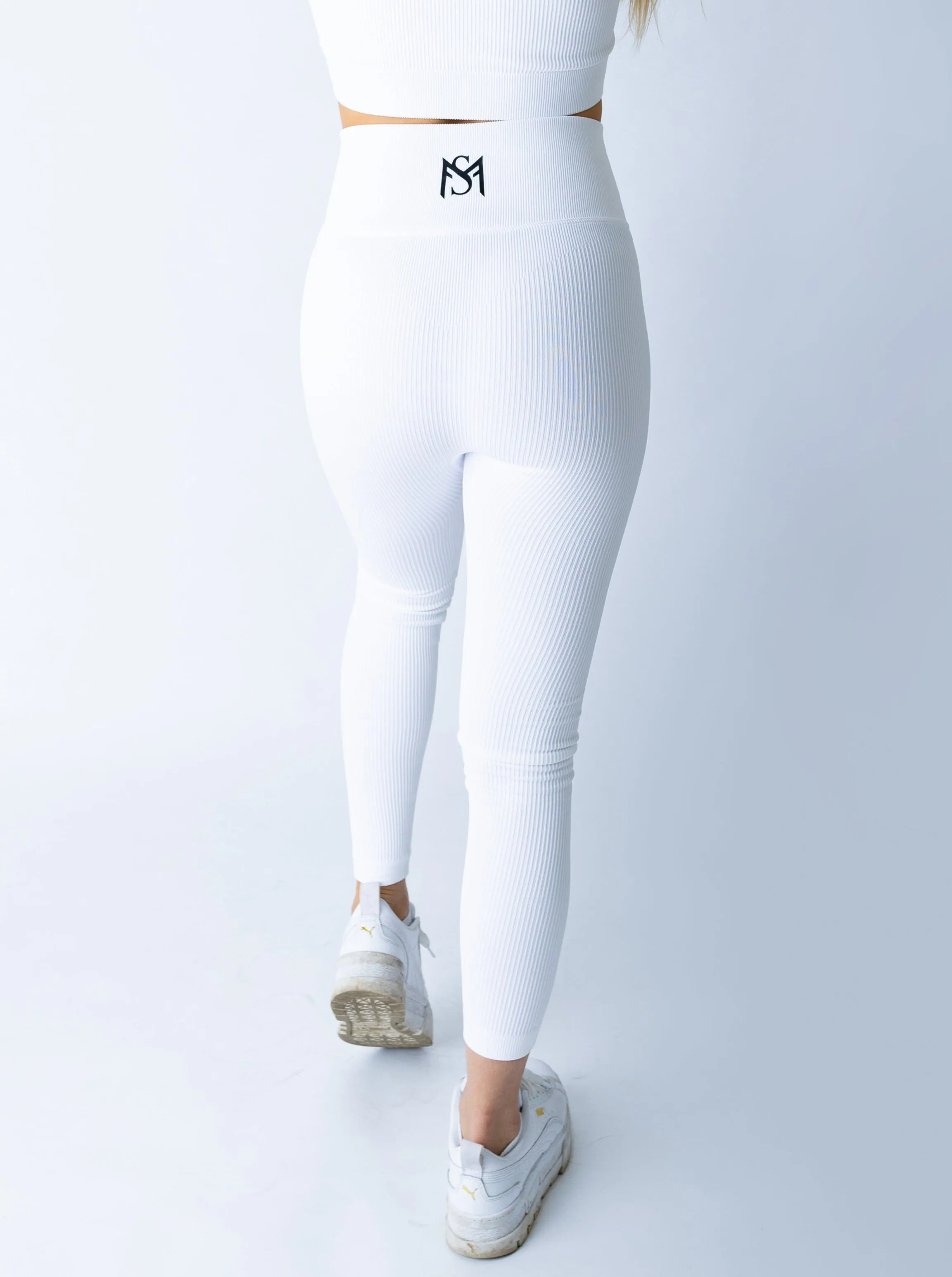Lace Collection White Legging