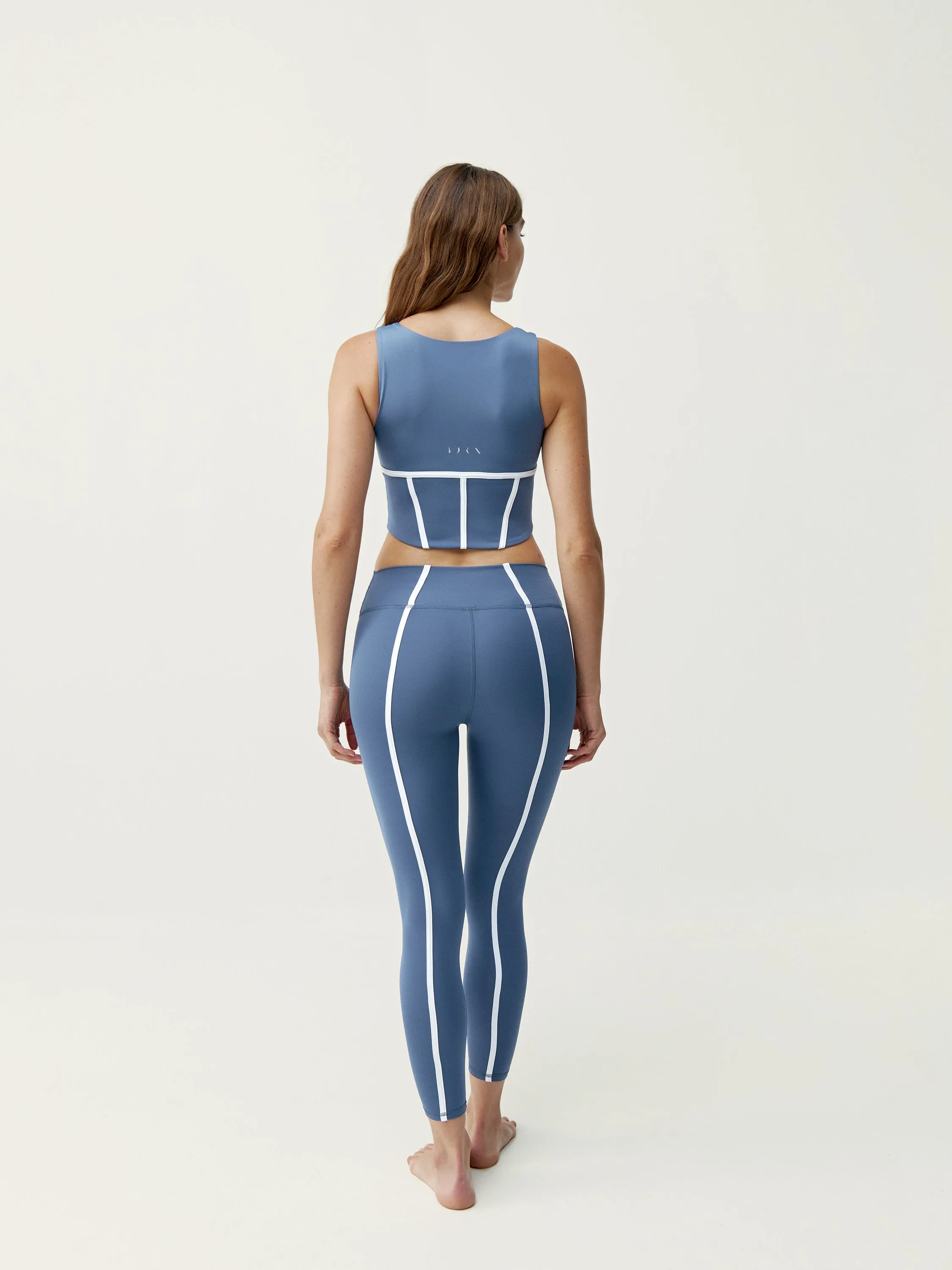 Legging Vani Bluestone/White