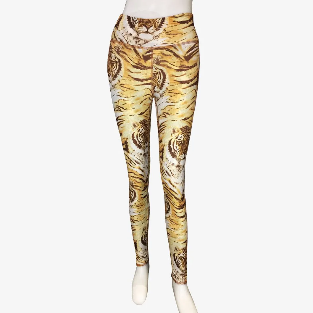 LEGGINGS BROWN TIGER/LEOPARD