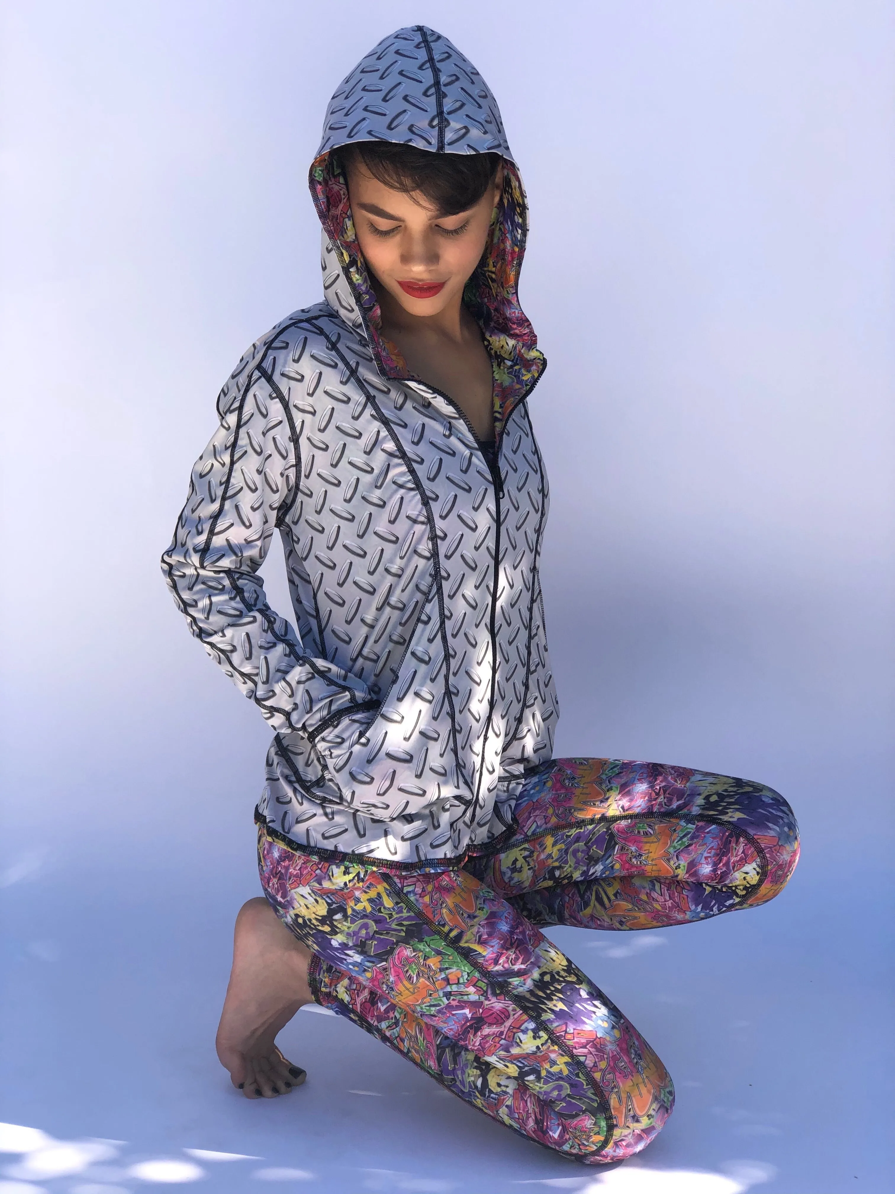 LEGGINGS GRAFFITI/BUNS OF STEEL