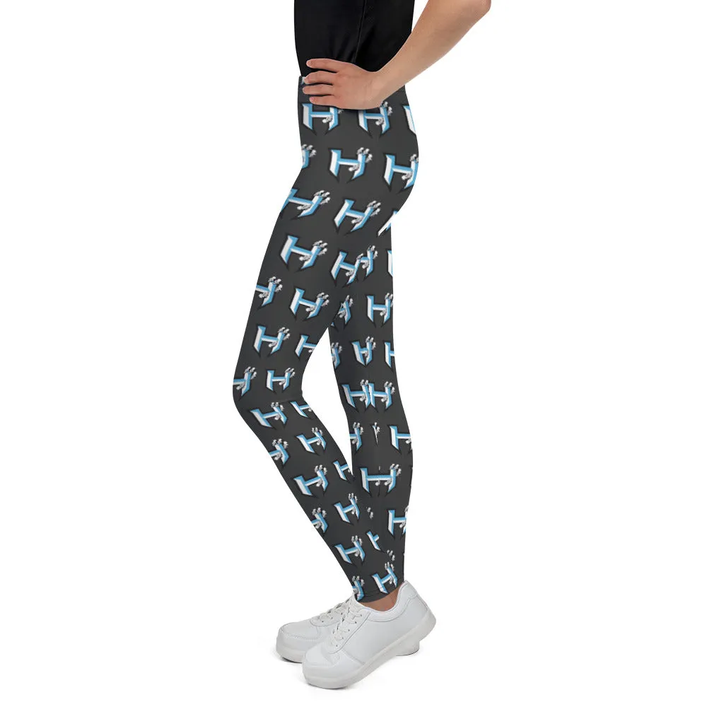 Leggings Kids ~ Jr Hawks Classic Repeating Logo