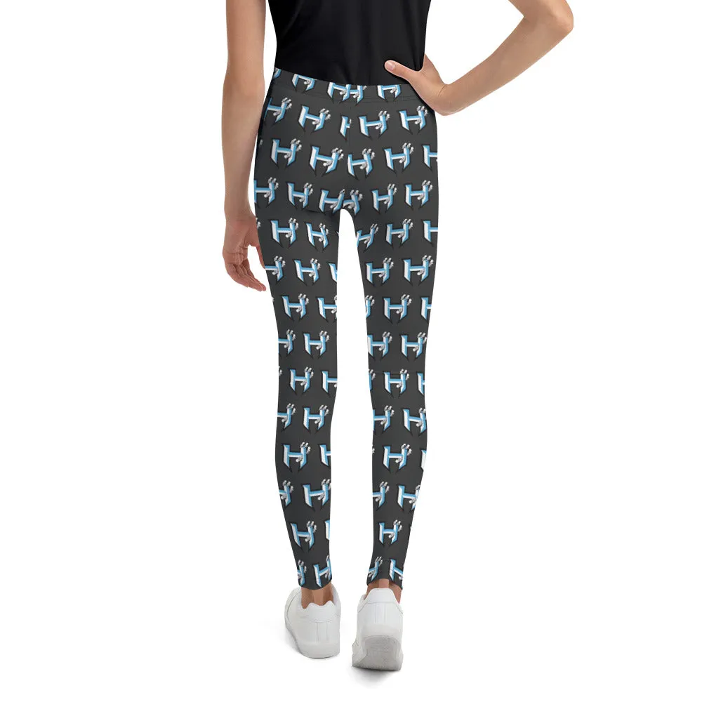 Leggings Kids ~ Jr Hawks Classic Repeating Logo