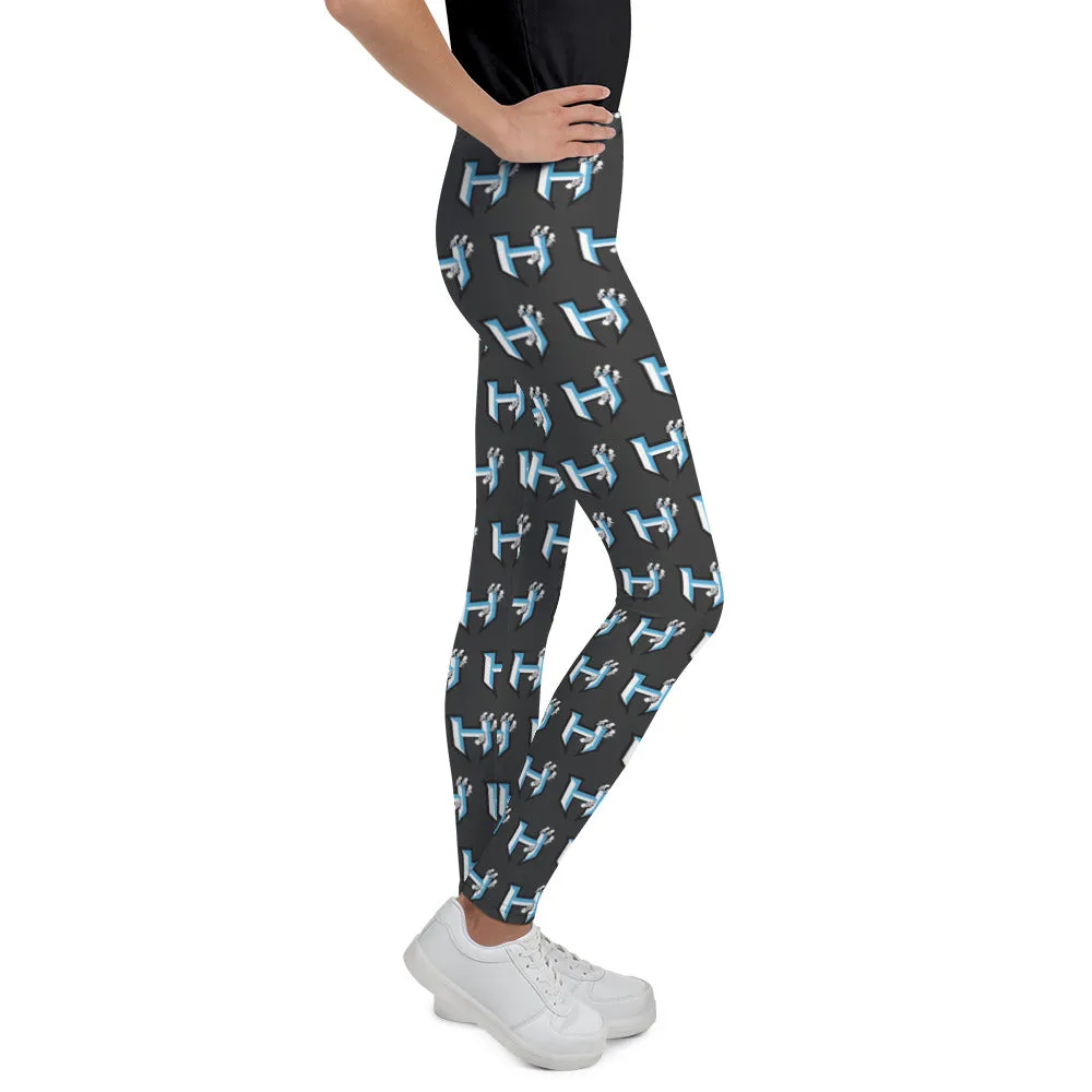 Leggings Kids ~ Jr Hawks Classic Repeating Logo